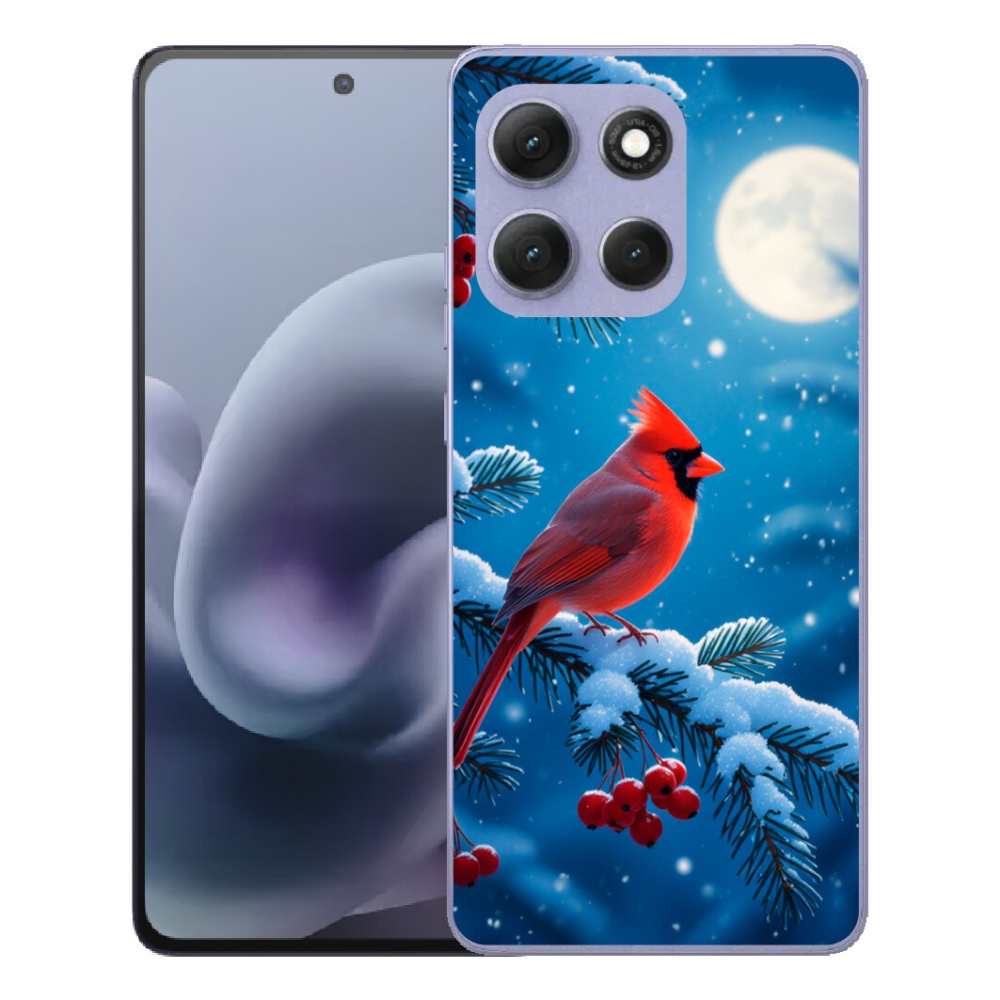 Gelový kryt mmCase na Motorola Moto G86 Power 5G - kardinál červený