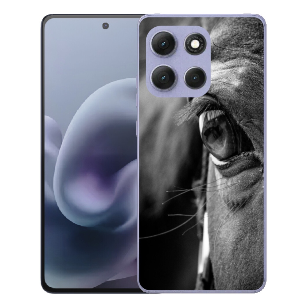 Gelový kryt mmCase na Motorola Moto G86 Power 5G - koňský pohled