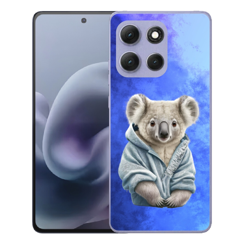Gelový kryt mmCase na Motorola Moto G86 Power 5G - koala ve svetru