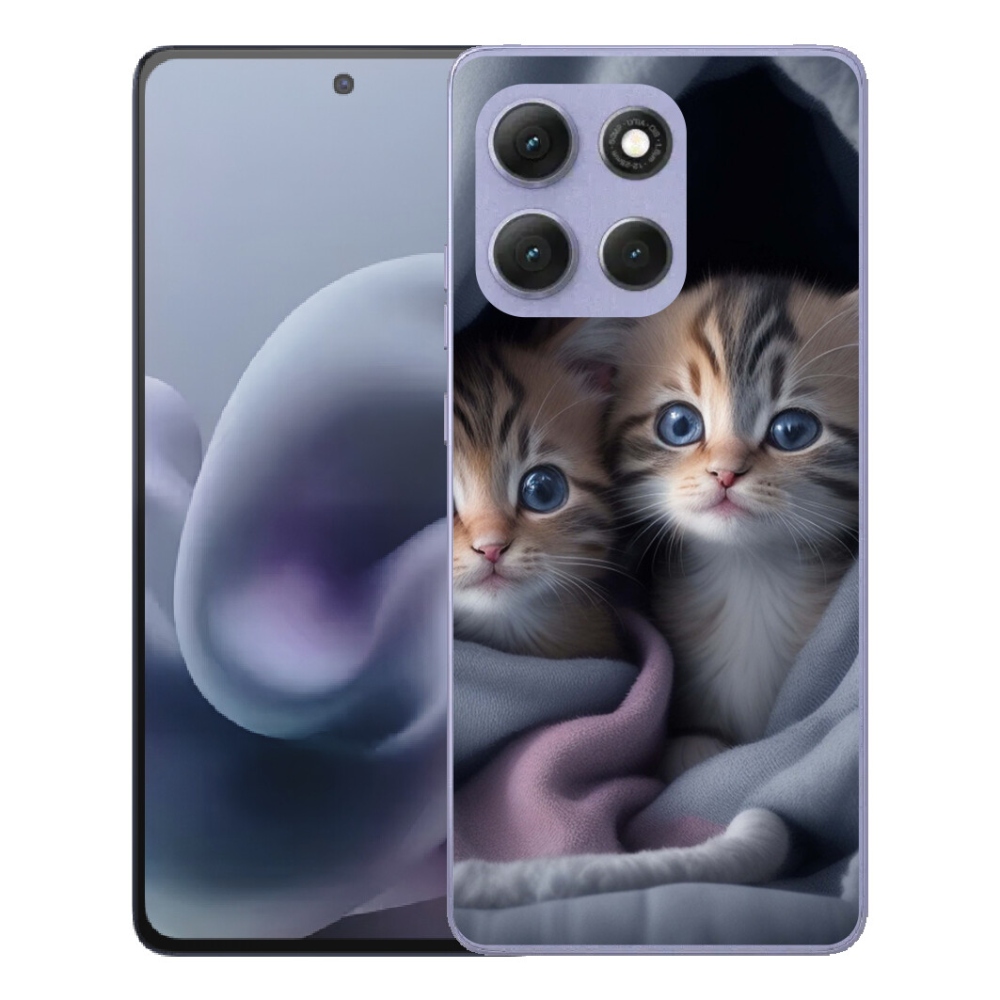 Gelový kryt mmCase na Motorola Moto G86 Power 5G - kočičí duo 2