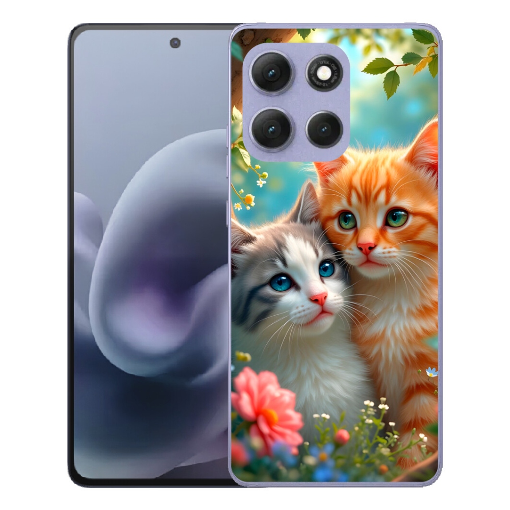 Gelový kryt mmCase na Motorola Moto G86 Power 5G - kočičí láska 2