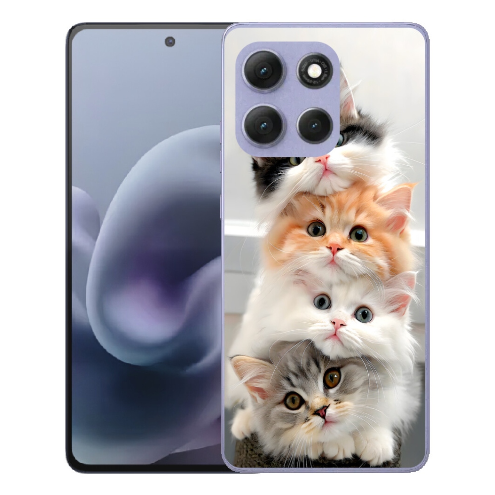 Gelový kryt mmCase na Motorola Moto G86 Power 5G - kočičí parta