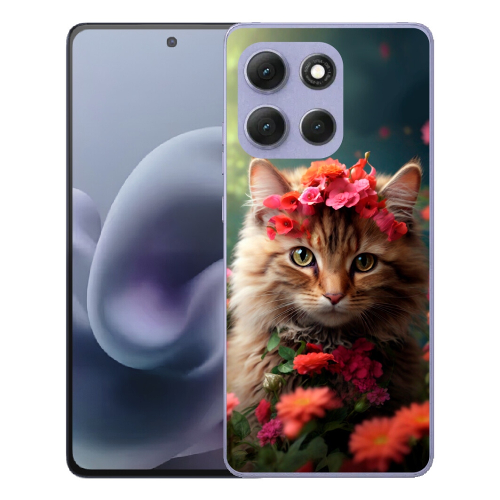 Gelový kryt mmCase na Motorola Moto G86 Power 5G - kočíčí princezna