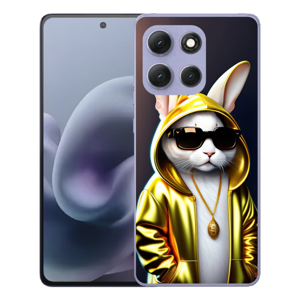 Gelový kryt mmCase na Motorola Moto G86 Power 5G - kočka boss