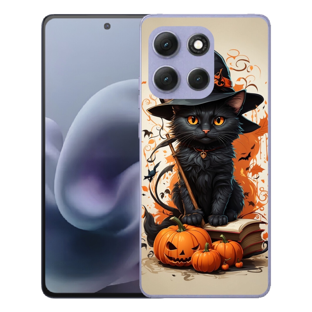 Gelový kryt mmCase na Motorola Moto G86 Power 5G - kocour čaroděj