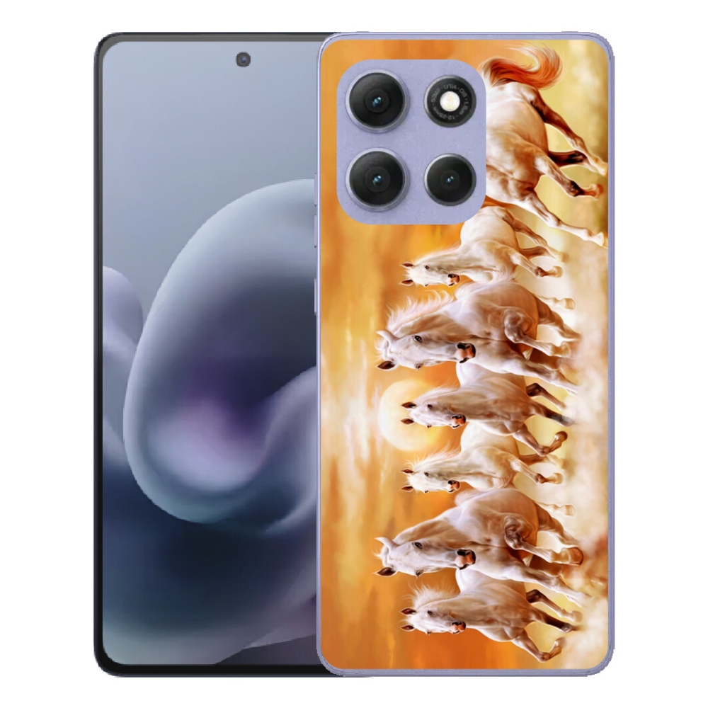 Gelový kryt mmCase na Motorola Moto G86 Power 5G - koně 2