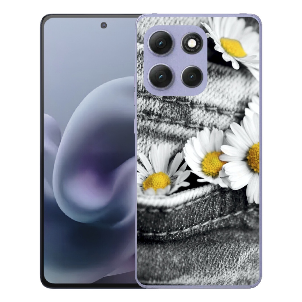 Gelový kryt mmCase na Motorola Moto G86 Power 5G - kopretiny