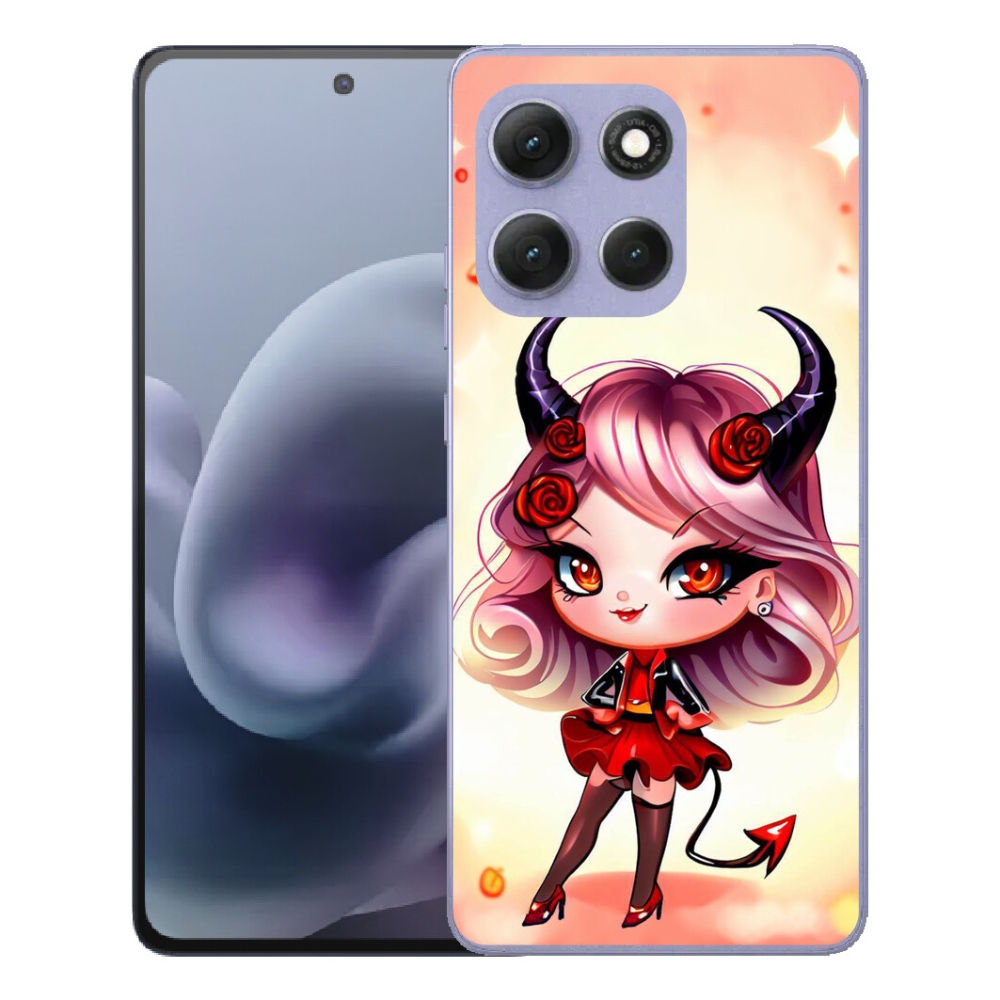 Gelový kryt mmCase na Motorola Moto G86 Power 5G - kreslená čertice