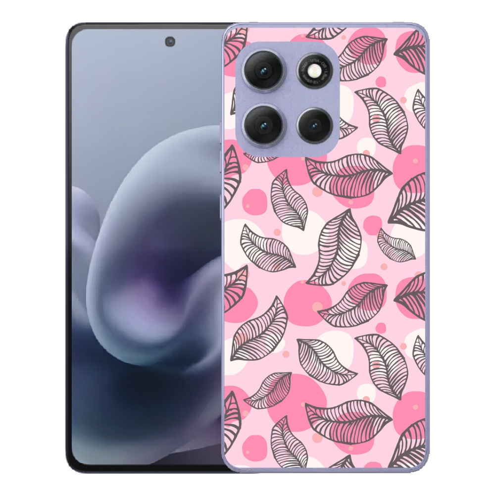 Gelový kryt mmCase na Motorola Moto G86 Power 5G - kreslené padající listy