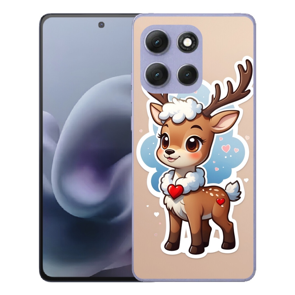 Gelový kryt mmCase na Motorola Moto G86 Power 5G - kreslený sob