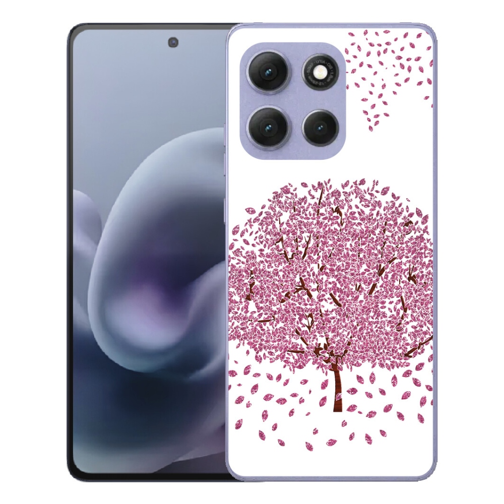 Gelový kryt mmCase na Motorola Moto G86 Power 5G - kreslený strom s listy