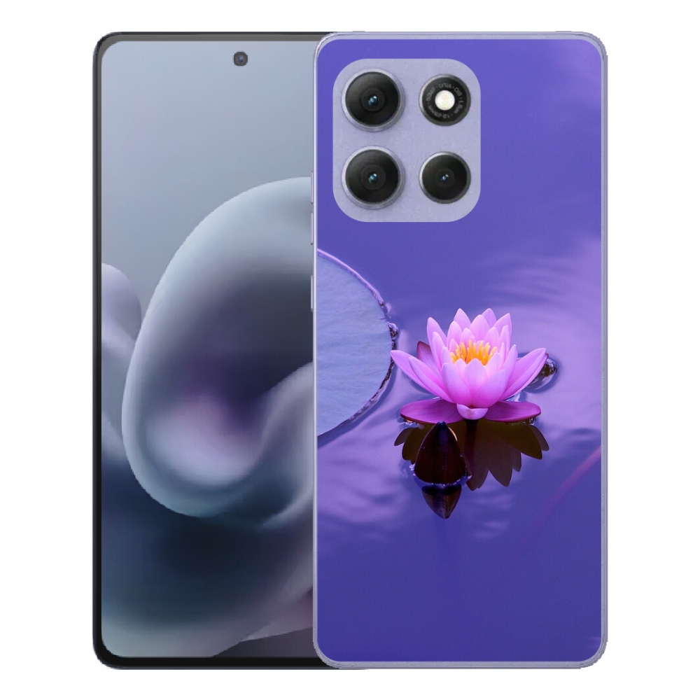 Gelový kryt mmCase na Motorola Moto G86 Power 5G - květ na hladině