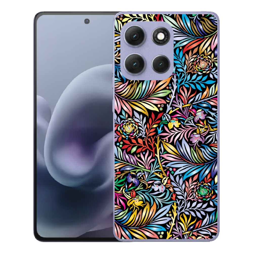 Gelový kryt mmCase na Motorola Moto G86 Power 5G - květiny 5