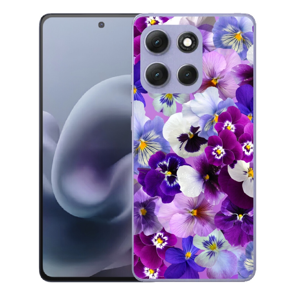 Gelový kryt mmCase na Motorola Moto G86 Power 5G - květiny 9