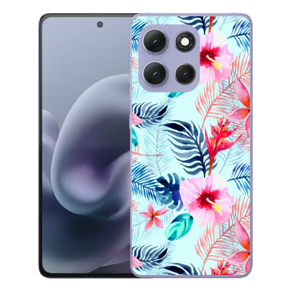Gelový kryt mmCase na Motorola Moto G86 Power 5G - květiny
