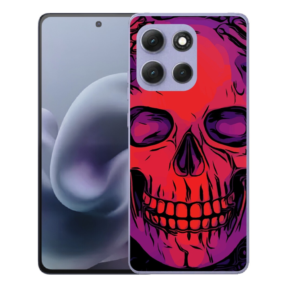 Gelový kryt mmCase na Motorola Moto G86 Power 5G - lebka