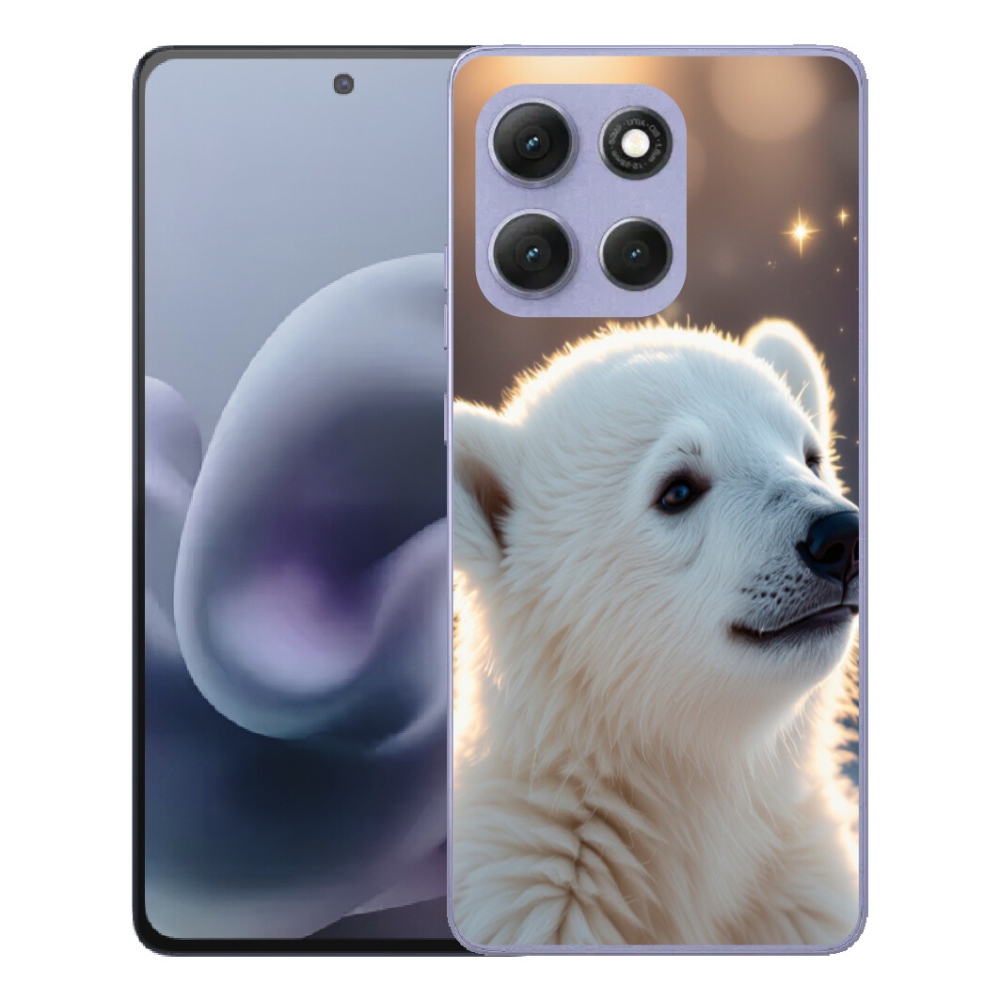 Gelový kryt mmCase na Motorola Moto G86 Power 5G - lední medvěd