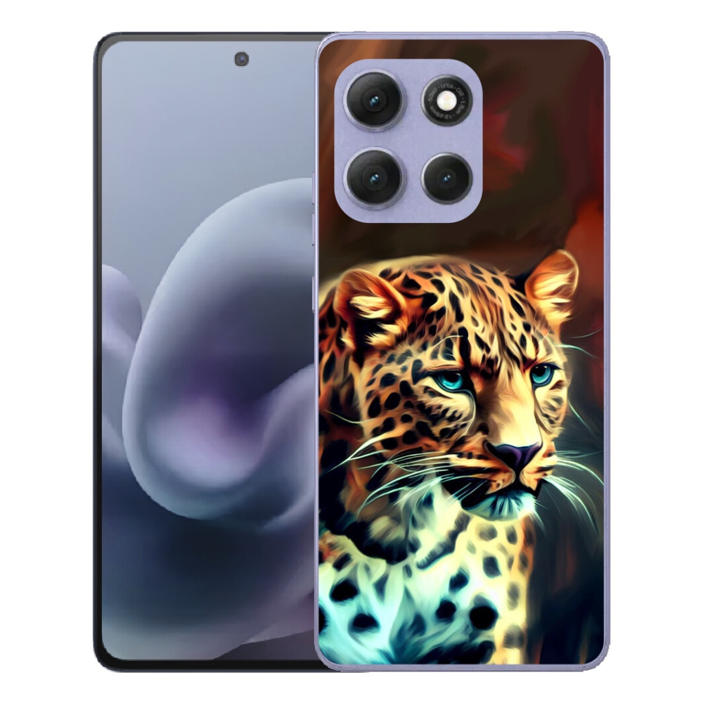 Gelový kryt mmCase na Motorola Moto G86 Power 5G - leopard