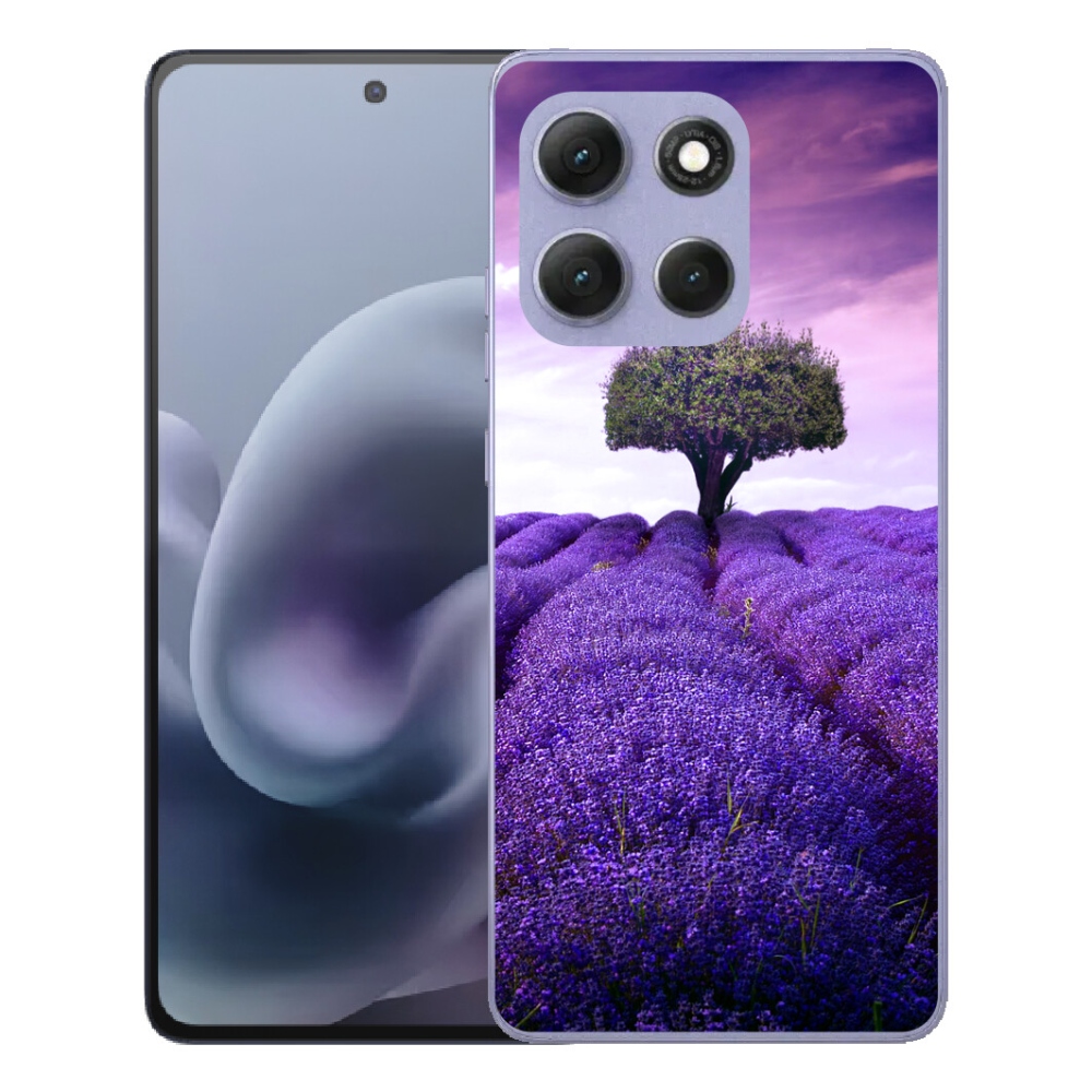 Gelový kryt mmCase na Motorola Moto G86 Power 5G - levandulová louka