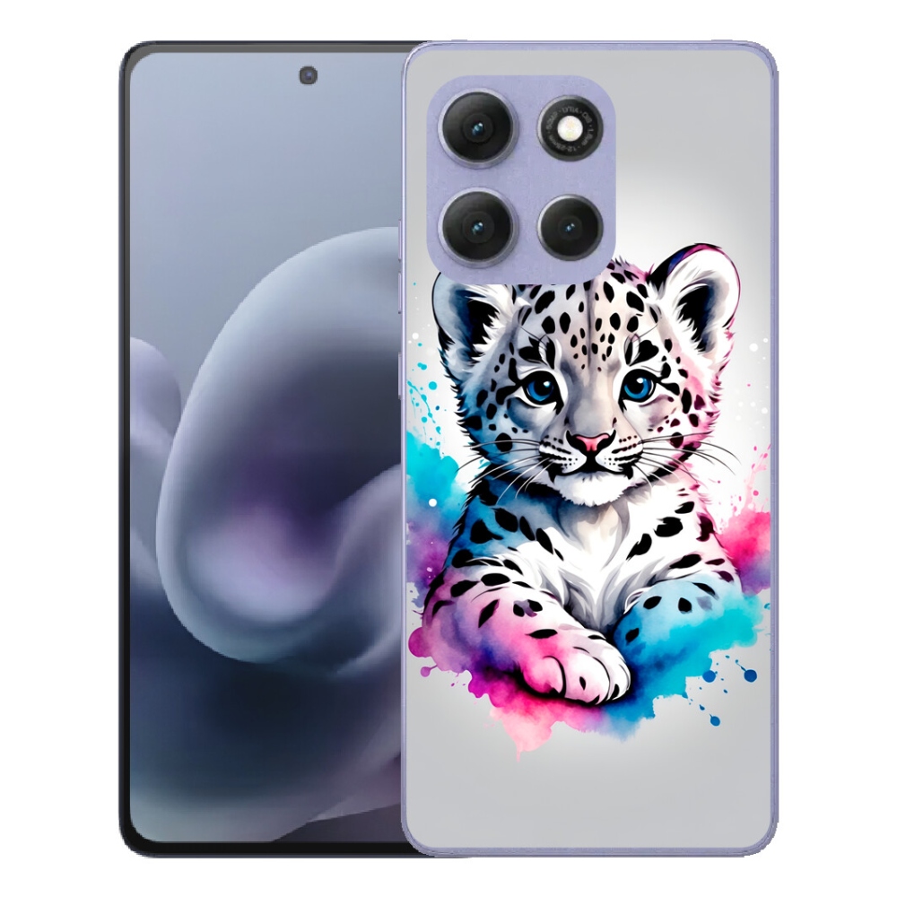 Gelový kryt mmCase na Motorola Moto G86 Power 5G - levhartí mládě