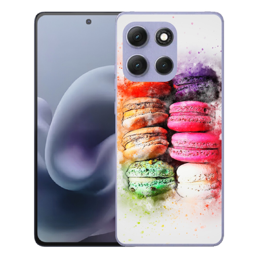 Gelový kryt mmCase na Motorola Moto G86 Power 5G - makrónky