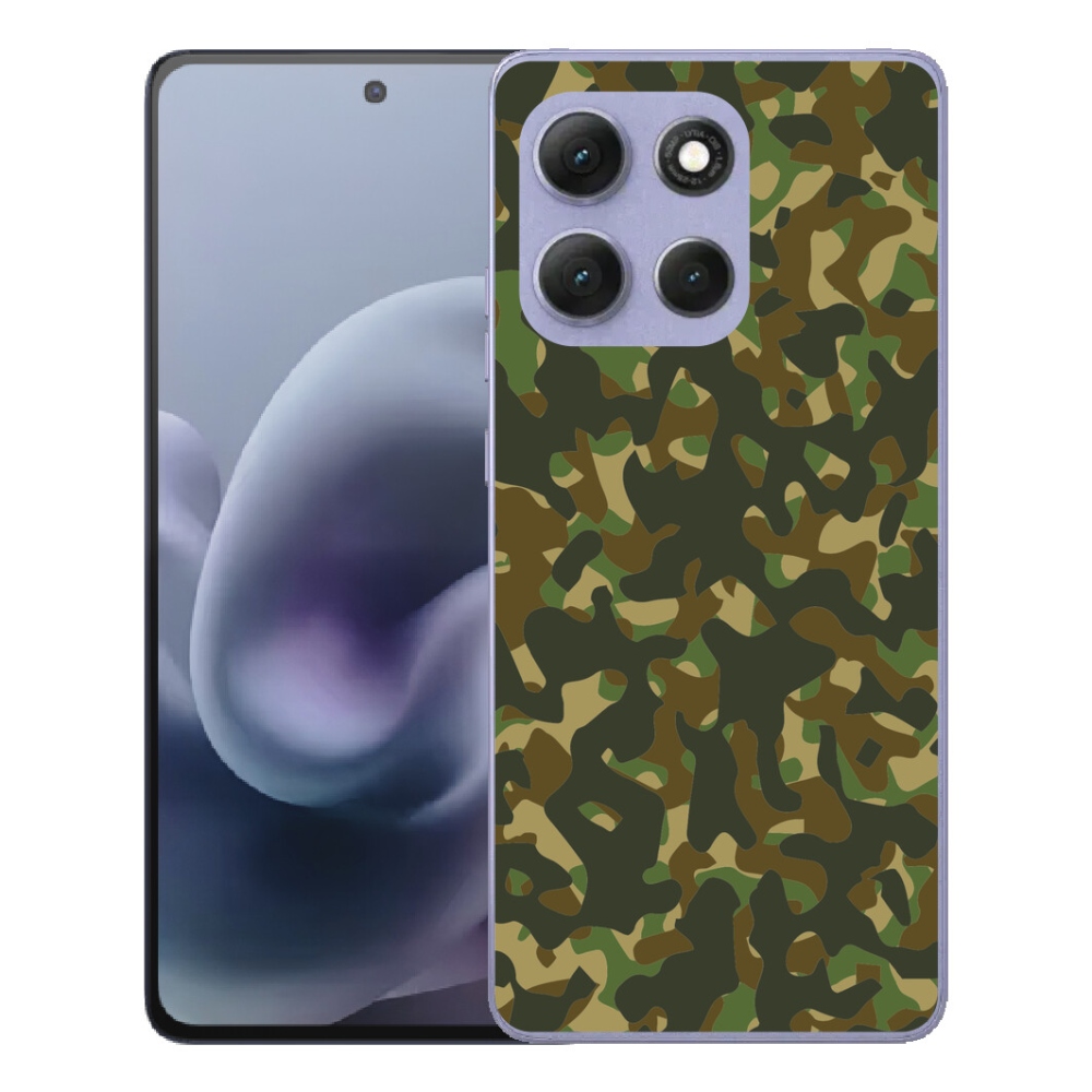 Gelový kryt mmCase na Motorola Moto G86 Power 5G - maskáčový vzor 1