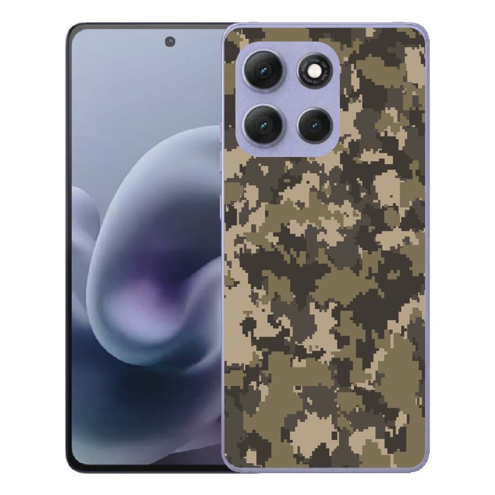 Gelový kryt mmCase na Motorola Moto G86 Power 5G - maskáčový vzor 12