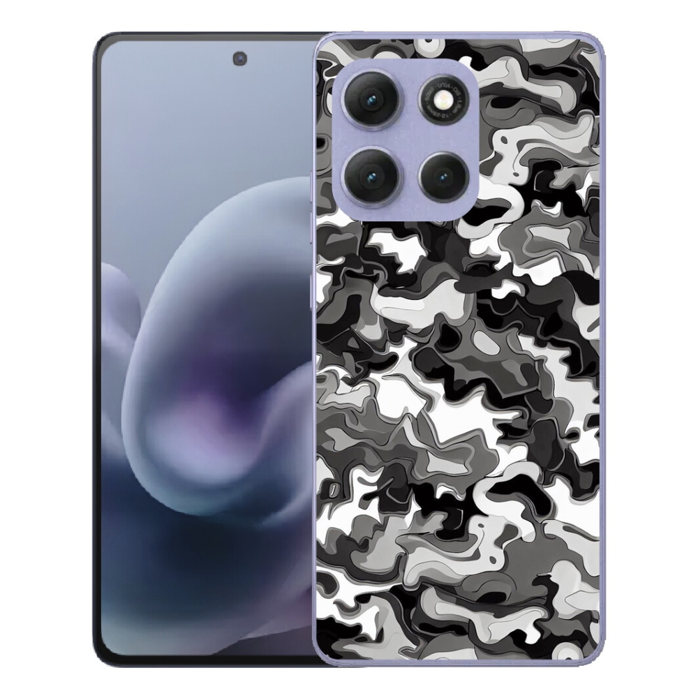 Gelový kryt mmCase na Motorola Moto G86 Power 5G - maskáčový vzor 3