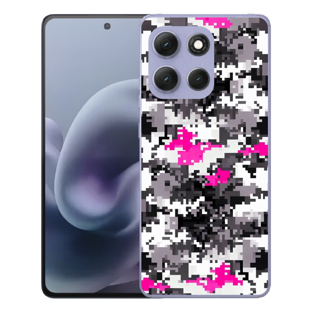 Gelový kryt mmCase na Motorola Moto G86 Power 5G - maskáčový vzor 4