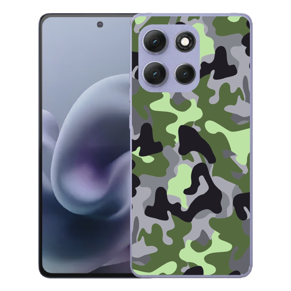 Gelový kryt mmCase na Motorola Moto G86 Power 5G - maskáčový vzor 7
