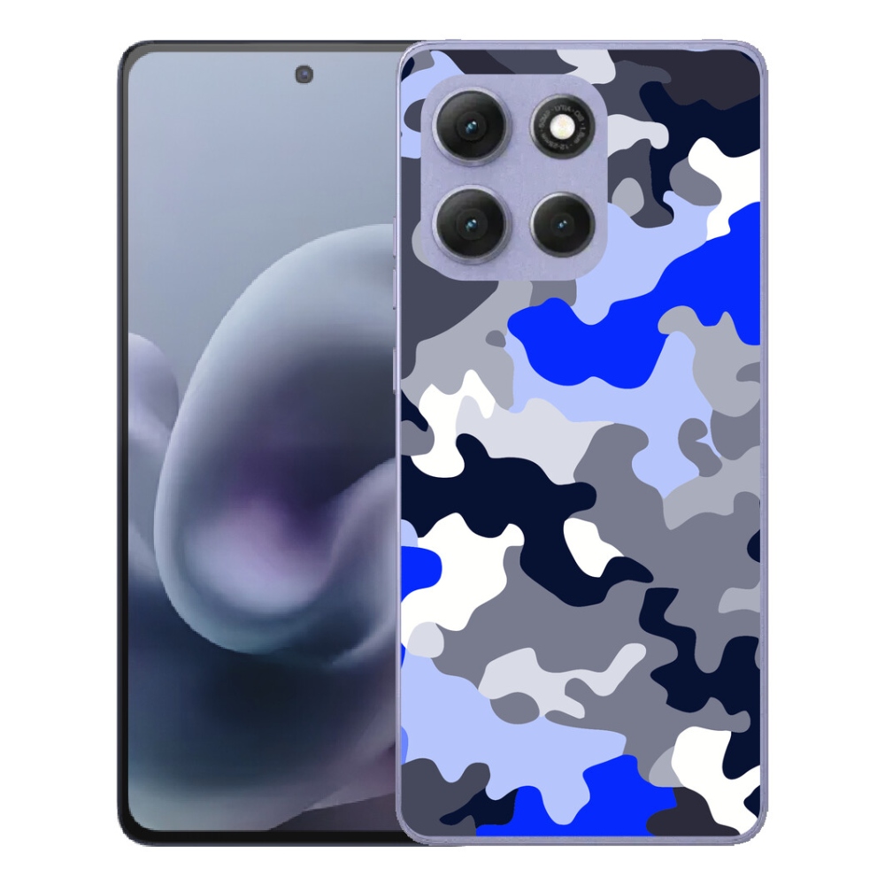 Gelový kryt mmCase na Motorola Moto G86 Power 5G - maskáčový vzor 8