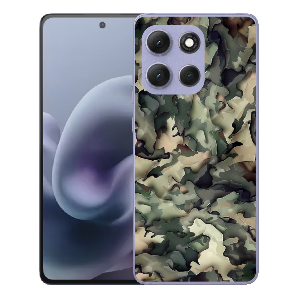 Gelový kryt mmCase na Motorola Moto G86 Power 5G - maskáčový vzor 9