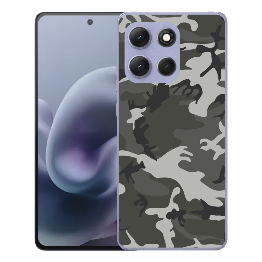 Gelový kryt mmCase na Motorola Moto G86 Power 5G - maskáčový vzor