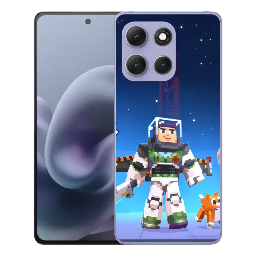 Gelový kryt mmCase na Motorola Moto G86 Power 5G - minecraft 2