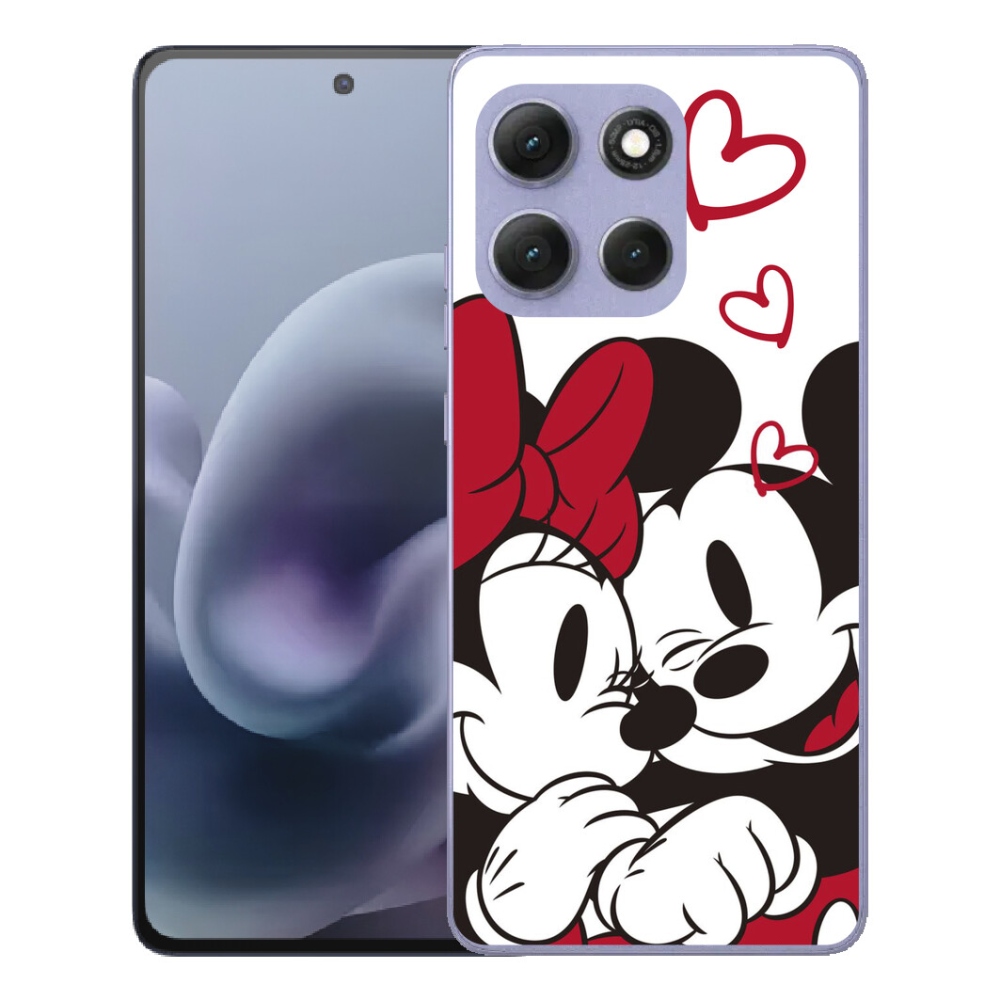 Gelový kryt mmCase na Motorola Moto G86 Power 5G - minnie a mickey