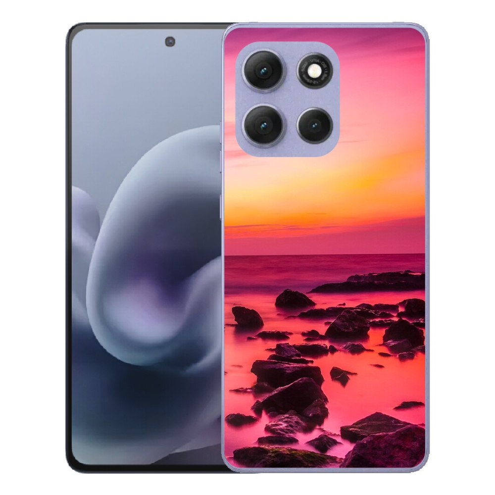 Gelový kryt mmCase na Motorola Moto G86 Power 5G - moře a záře
