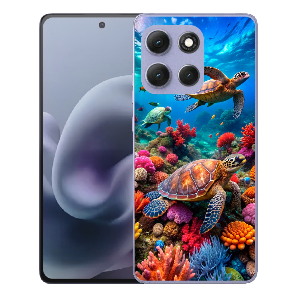 Gelový kryt mmCase na Motorola Moto G86 Power 5G - mořský svět 2