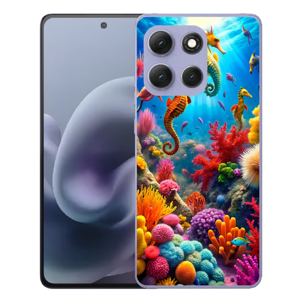 Gelový kryt mmCase na Motorola Moto G86 Power 5G - mořský svět 3