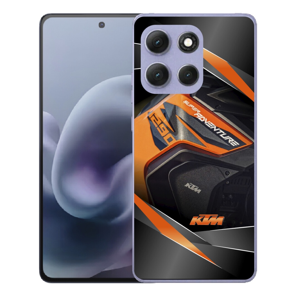 Gelový kryt mmCase na Motorola Moto G86 Power 5G - motorka ktm