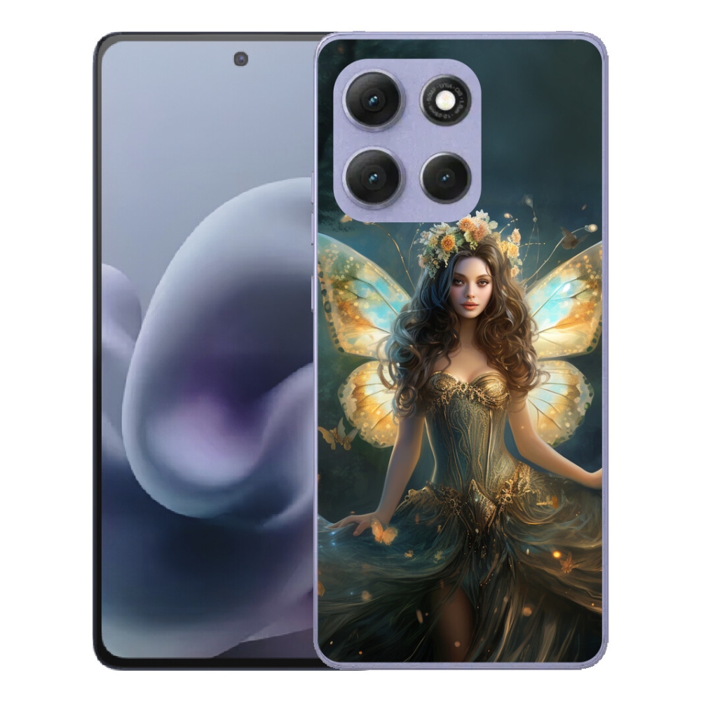 Gelový kryt mmCase na Motorola Moto G86 Power 5G - motýlí žena