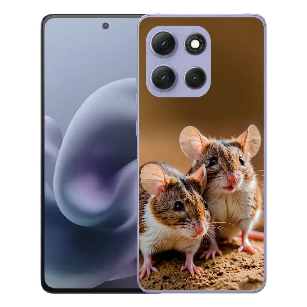 Gelový kryt mmCase na Motorola Moto G86 Power 5G - myší duo