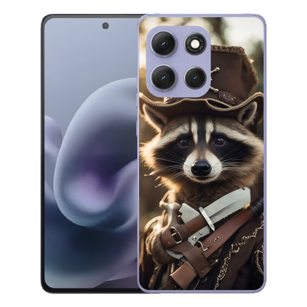 Gelový kryt mmCase na Motorola Moto G86 Power 5G - mýval v uniformě