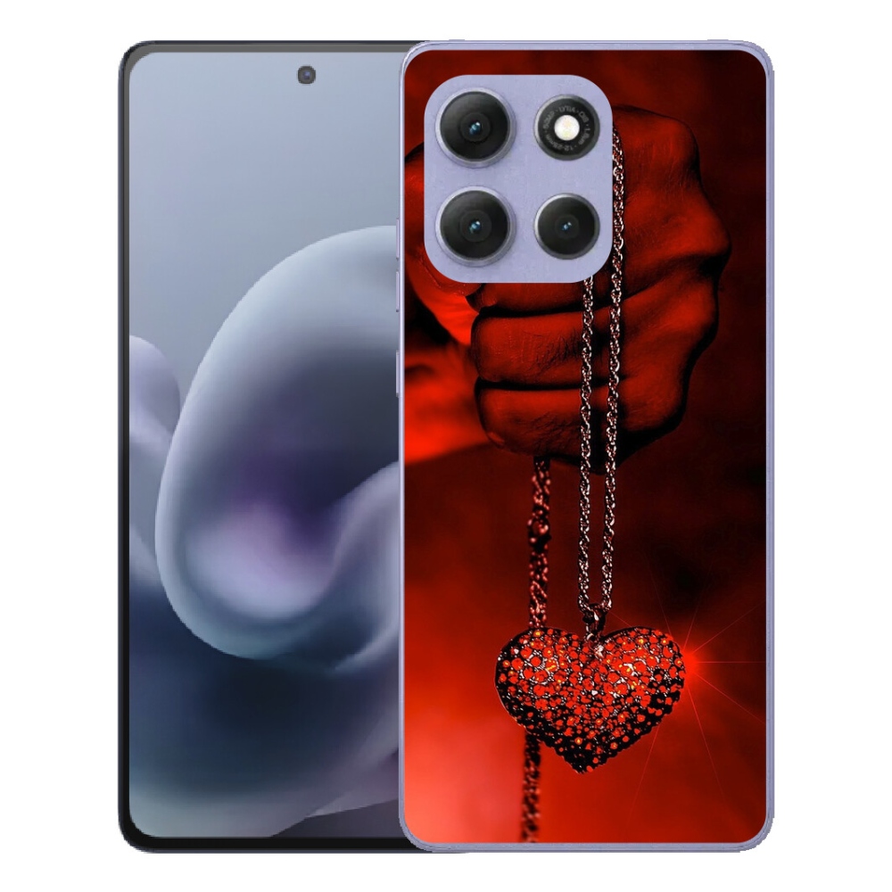 Gelový kryt mmCase na Motorola Moto G86 Power 5G - náhrdelník