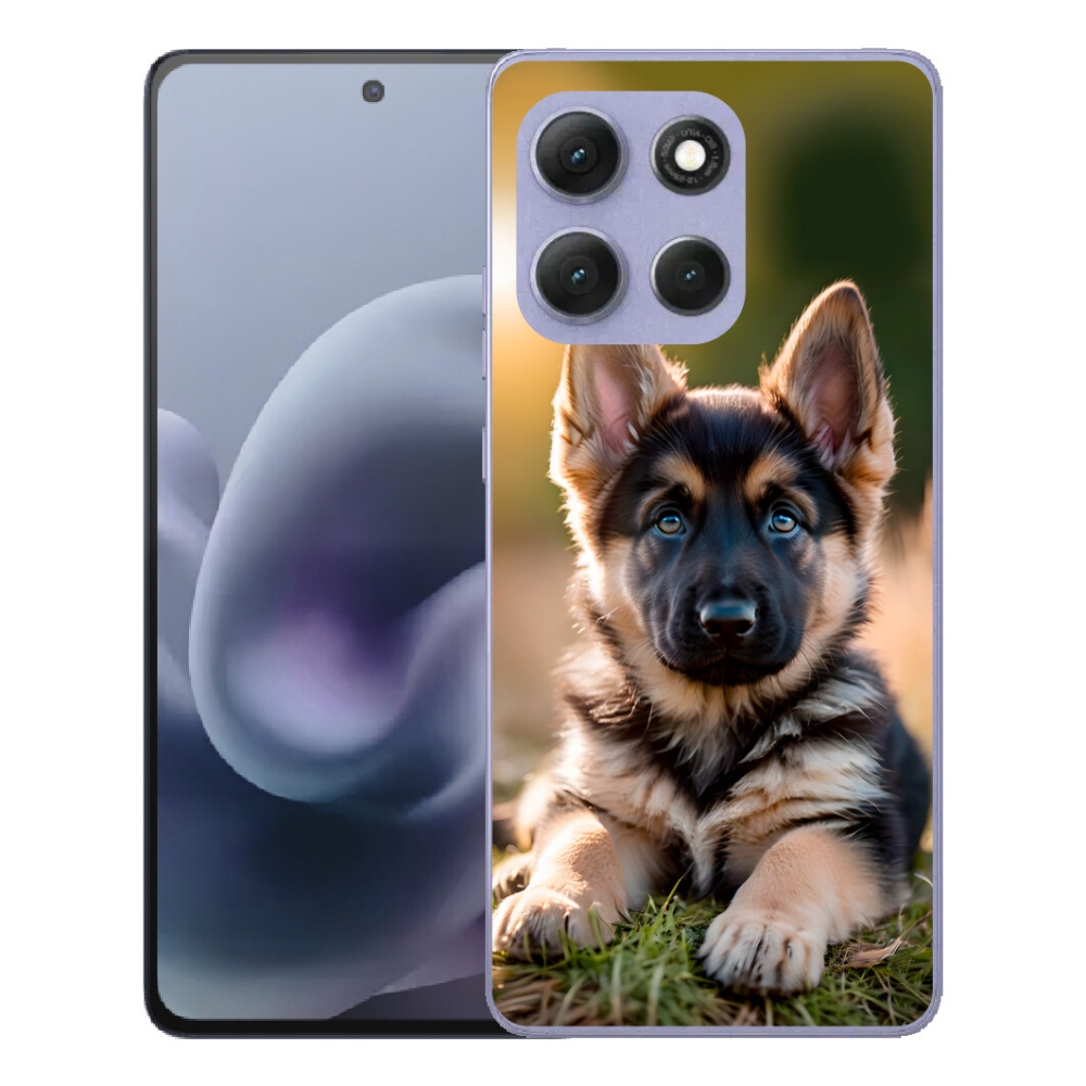 Gelový kryt mmCase na Motorola Moto G86 Power 5G - německý ovčák v přírodě