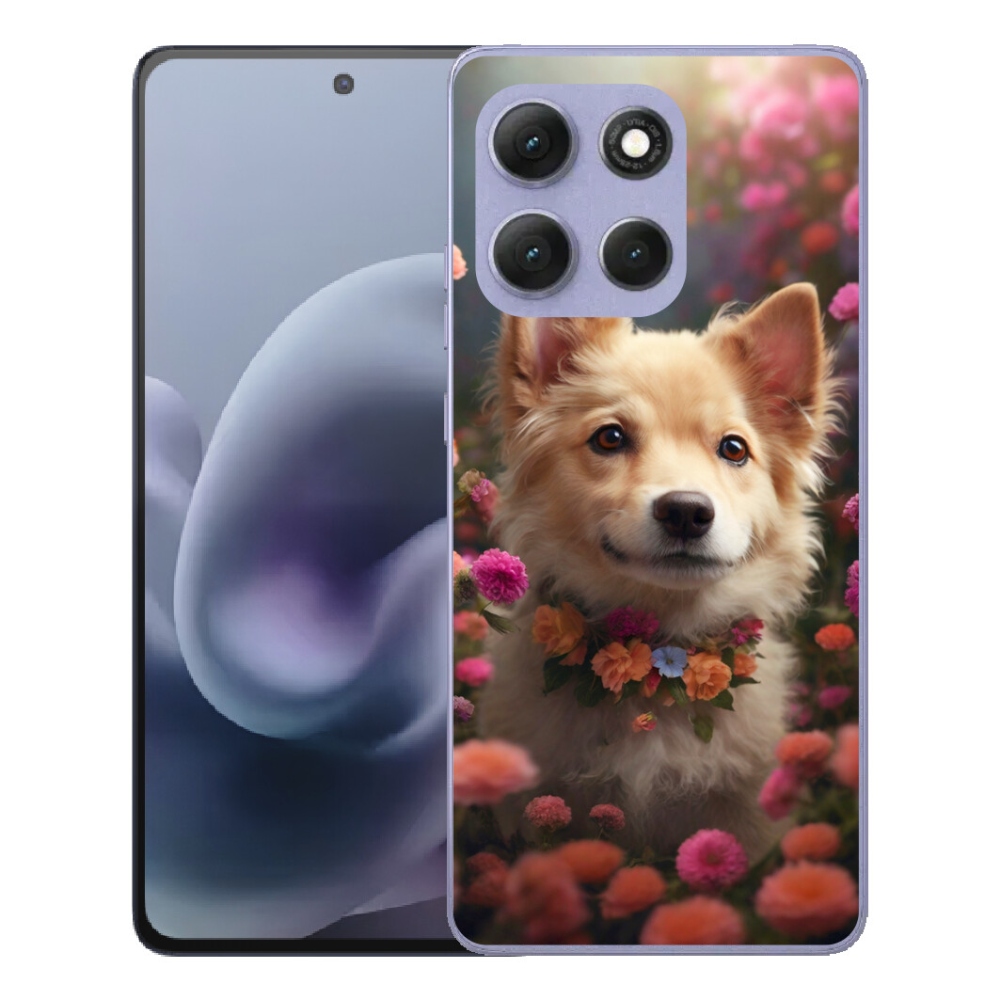 Gelový kryt mmCase na Motorola Moto G86 Power 5G - německý špic