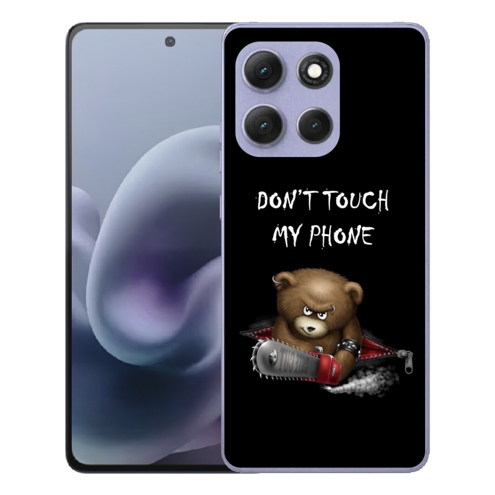 Gelový kryt mmCase na Motorola Moto G86 Power 5G - nesahej na telefon
