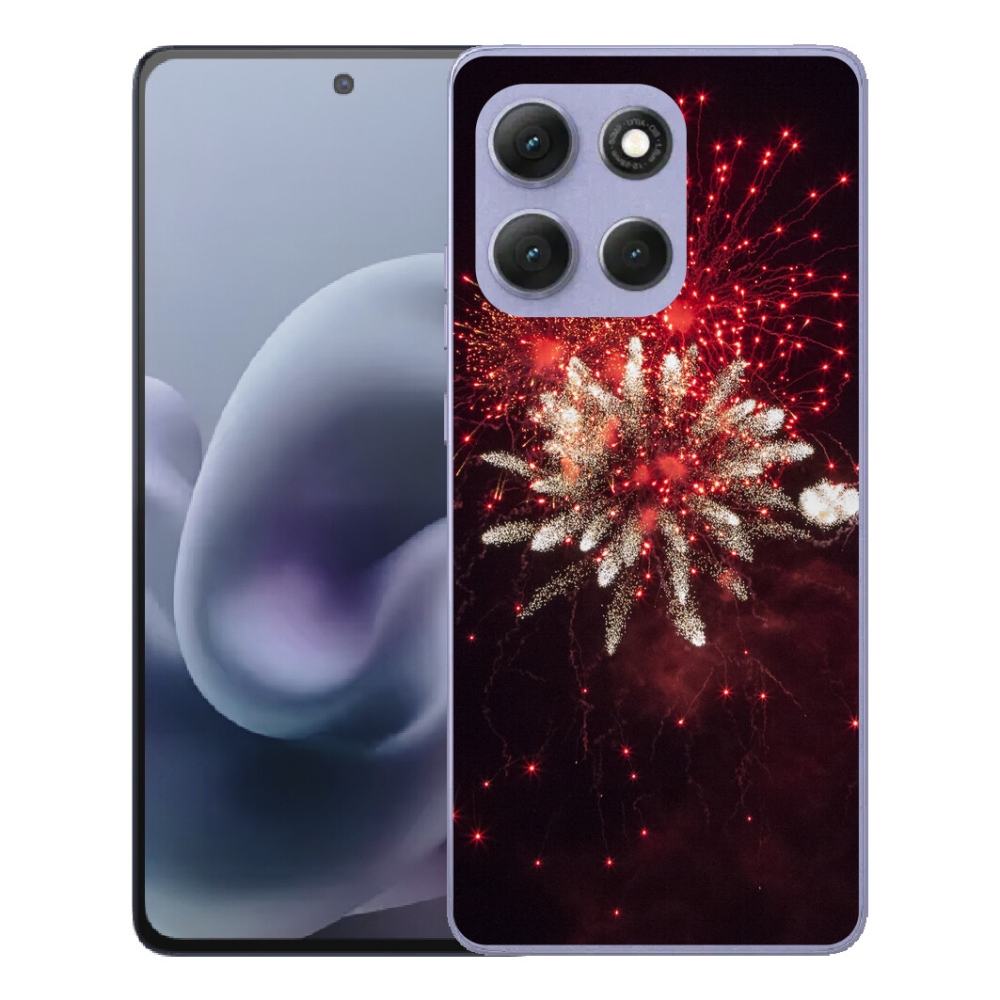 Gelový kryt mmCase na Motorola Moto G86 Power 5G - ohňostroj