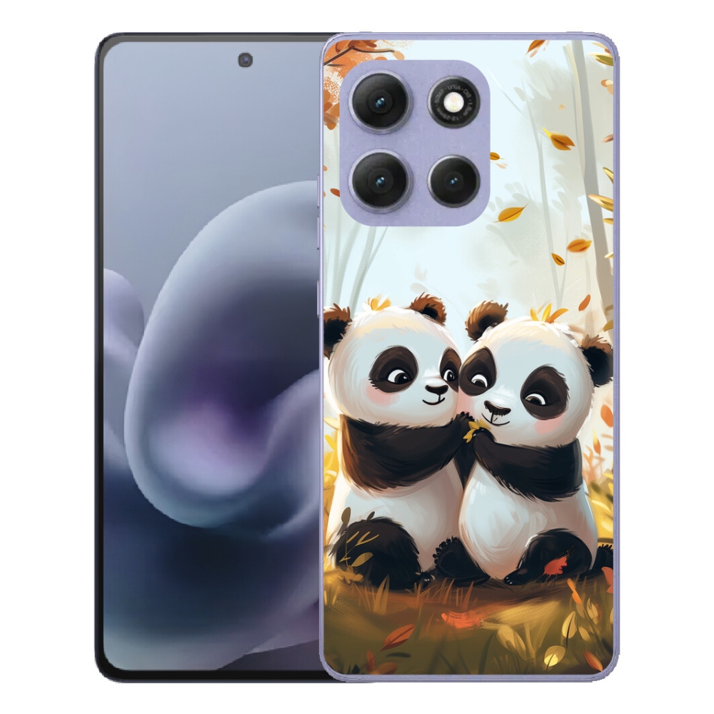 Gelový kryt mmCase na Motorola Moto G86 Power 5G - pandy