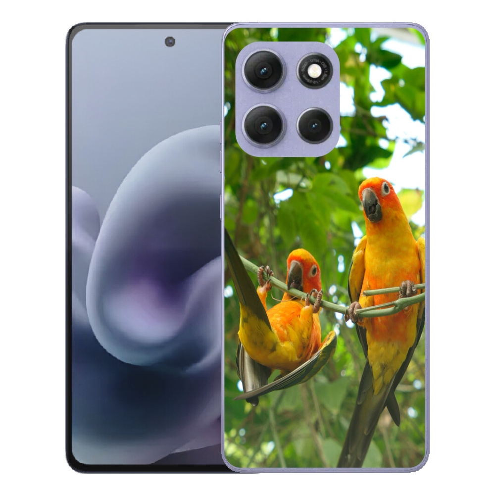 Gelový kryt mmCase na Motorola Moto G86 Power 5G - papoušci aratingy