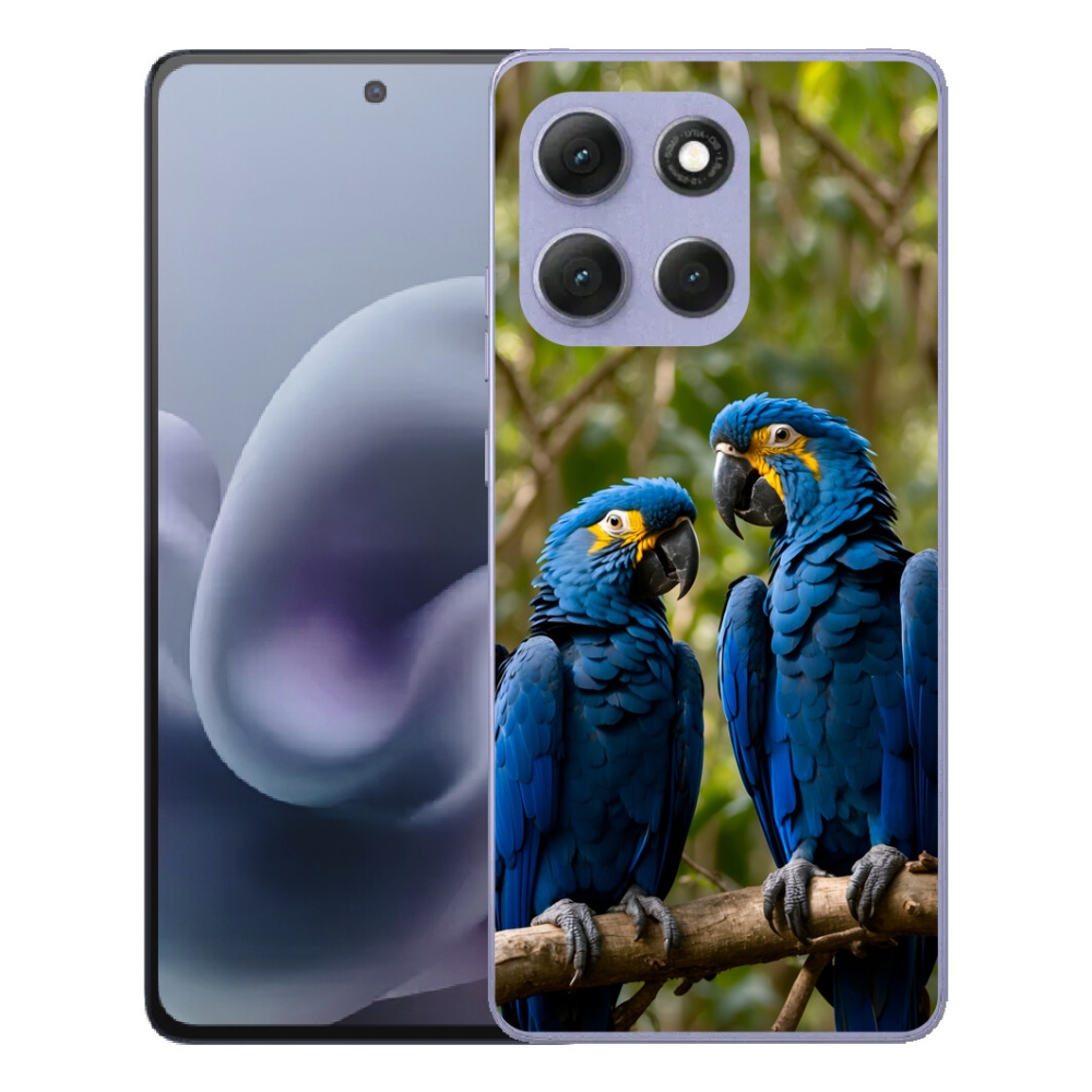 Gelový kryt mmCase na Motorola Moto G86 Power 5G - papouščí duo